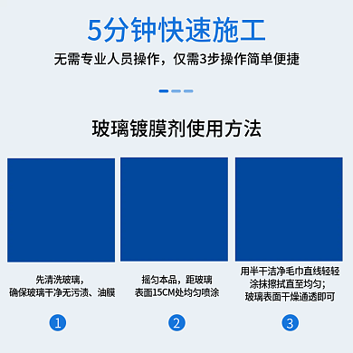 汽车玻璃驱先清洗玻璃简约电商使用方法