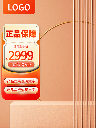 家电化妆品LOGO2999活动图直通车