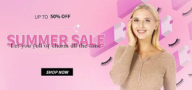 夏季折扣UPTO50OFF电商banner