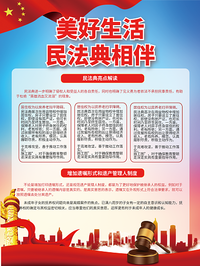 民法典知识系列海报