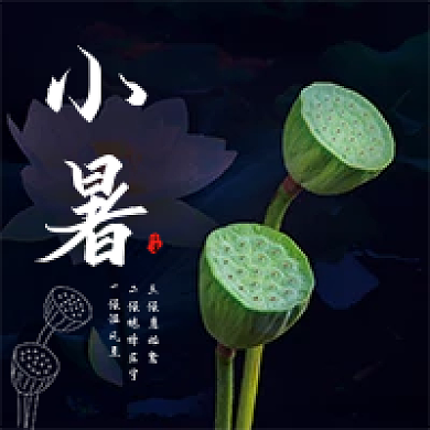 小暑节气小暑一候温风至公众号次图