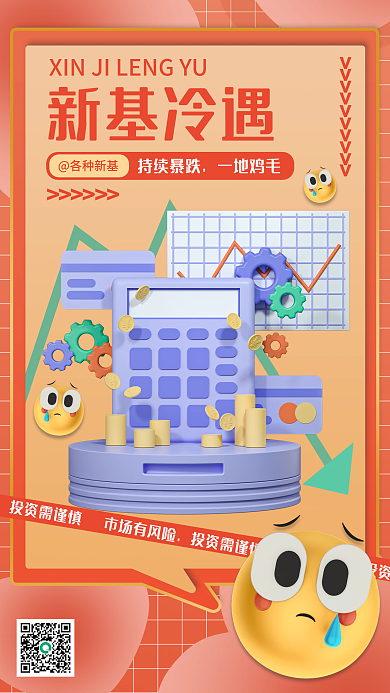 新媒体3d市场有风险投资需谨慎创意海报新基冷遇