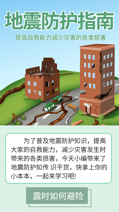 地震防护提高快拿上你的灾害损害