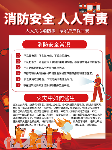 消防安全知识不乱接电源不乱拉电线