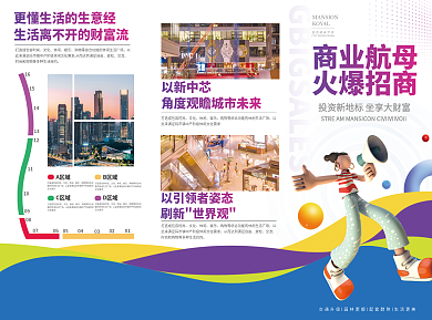 商业地产招商丨丨丨商业航母折页