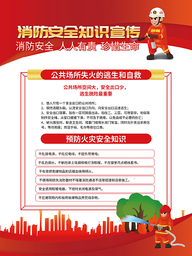 消防安全知识如在二三层宣传