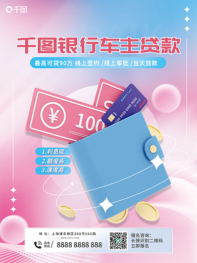 元素银行贷款HDAIK咨询海报