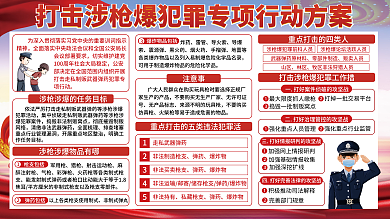 打击涉枪精神公安专项行动方案
