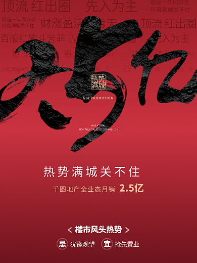 喜庆热销海报