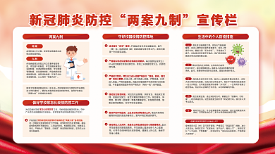 医疗健康两案九制宣传栏两案九制展板