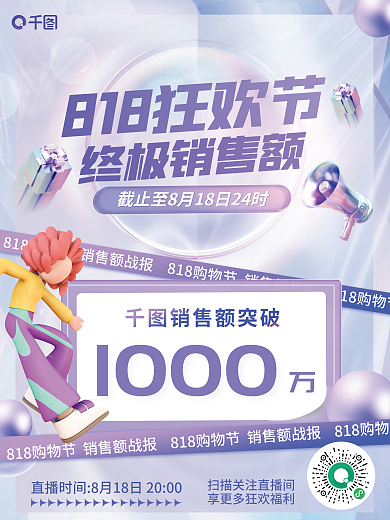 818成交额销售额突破1000