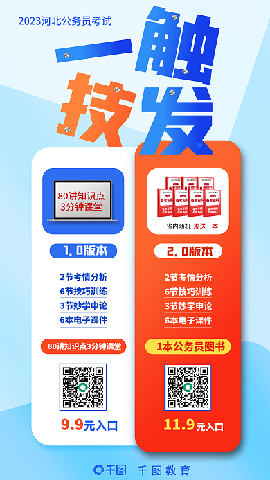 教育培训省考备考资料包特惠海报