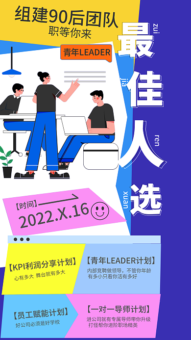 最佳人选招聘【时间】不管你年龄海报2