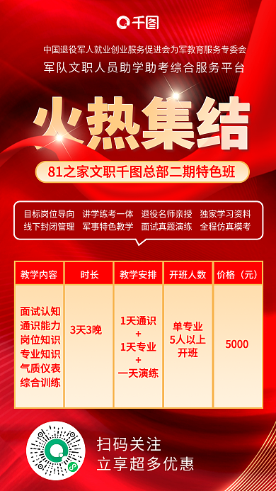 简约风火热集结面试认知集训营火热集结海报