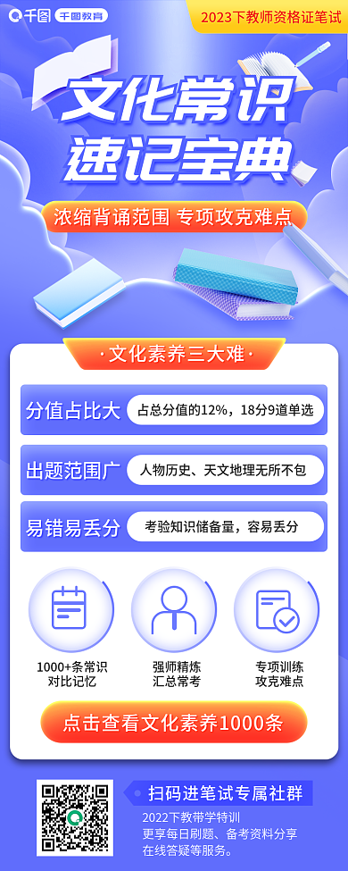 教师资格证文化常识速记宝典常识速记宝典