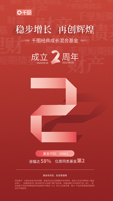 基金公司稳步增长再创辉煌庆新基金发售宣传海报