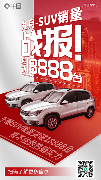 案例简约汽车喜报