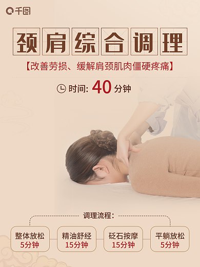 案例按摩【改善劳损时间分钟项目介绍海报