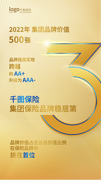 简约保险寿险公司排名品牌价值海报