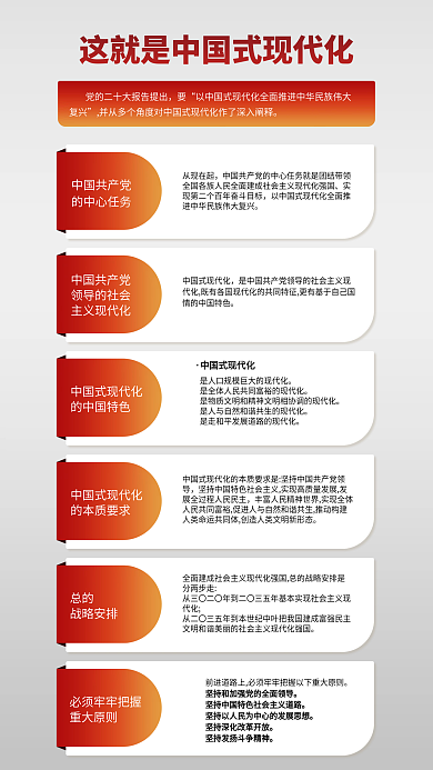 二十大中国共产党的中心任务现代化解读党政文化宣传
