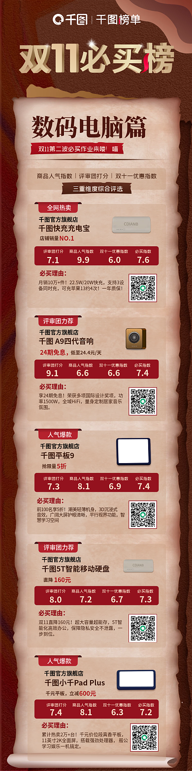 双11必榜单数码电脑篇手机端电商促销活动列表