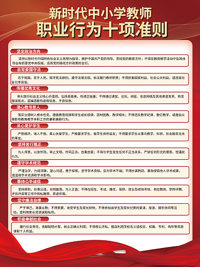 新时代高校忠于祖国忠于人民十项准则