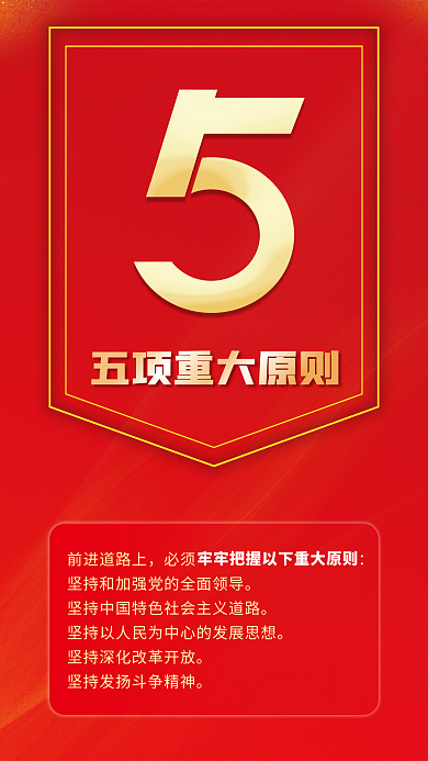 速读二十前进道路上必须系列海报