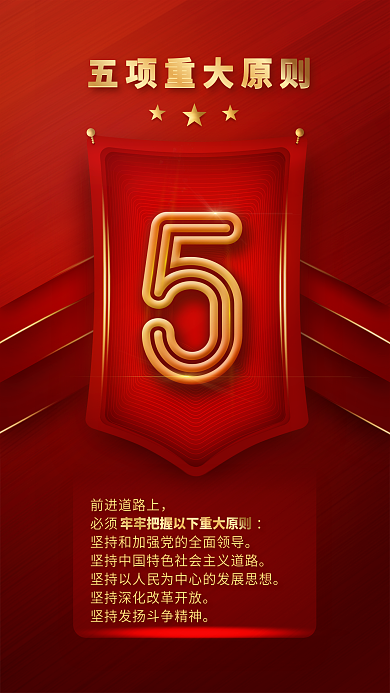 速读二十前进道路上必须系列海报