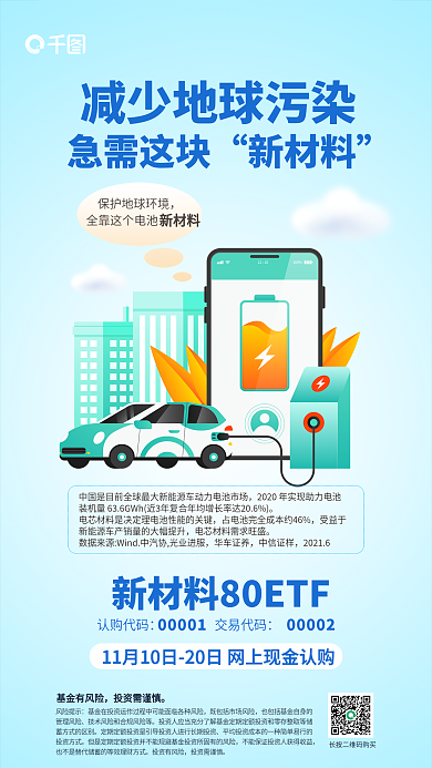 金融插急需这块新材料etf现金认购营销海报