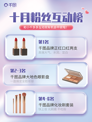 案例小清新高端大气水润榜品牌官微运营粉丝榜