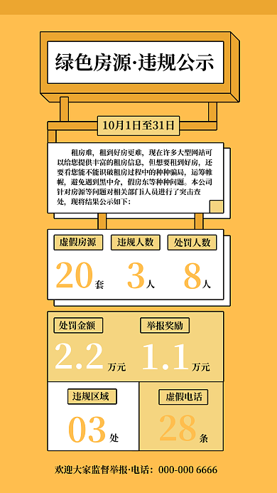 黄色商业租房难运筹帷幄海报