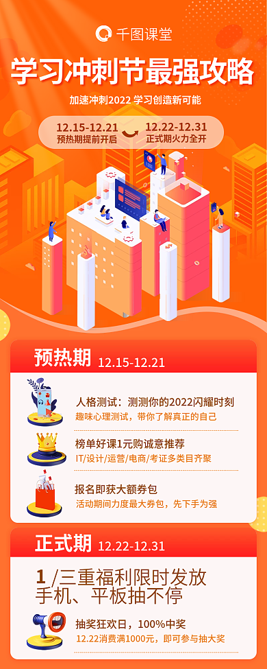 简约小清新正式期手机企业活动营销信息长图