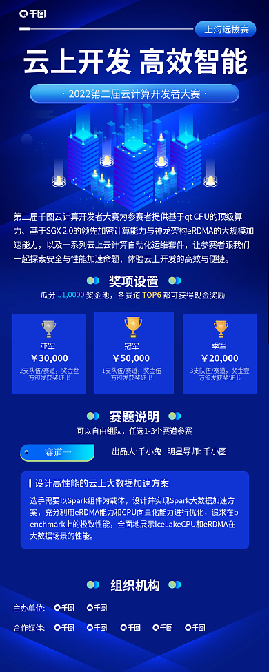 科技风云组织机构主办单位大赛比赛宣传信息长图
