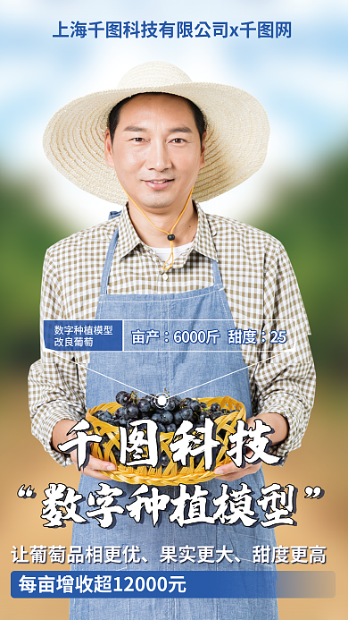 科技赋能农业云上种植海报