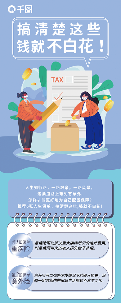 保险科普重疾险第张保单信息长图