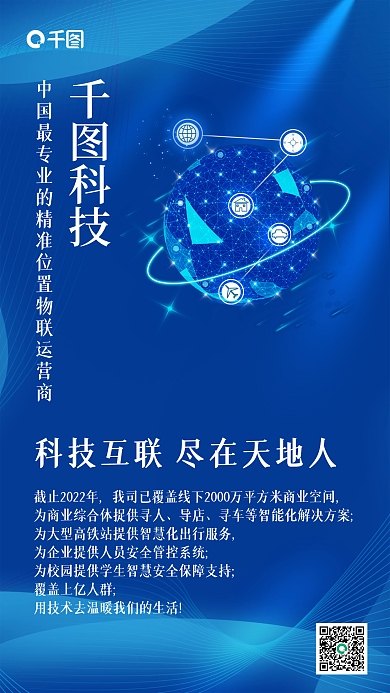 科技风简约物联网介绍海报