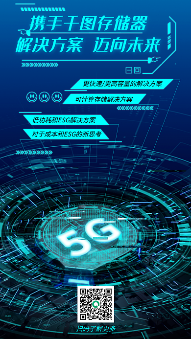 存储器解决方案携手存储器机能风海报