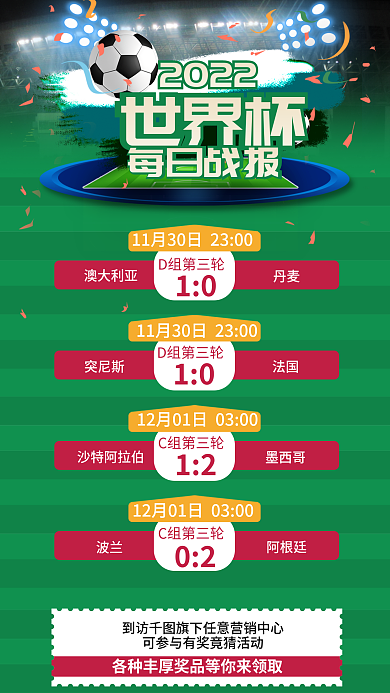 2022世界杯足球赛每日战报