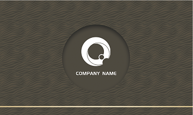 简约黑金职位NAME高端企业公司