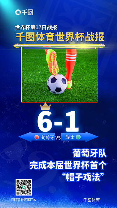 简约摄影图VS瑞士场战报足球战绩比赛海报