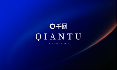 简约大气地址邮箱炫彩地产销售名片