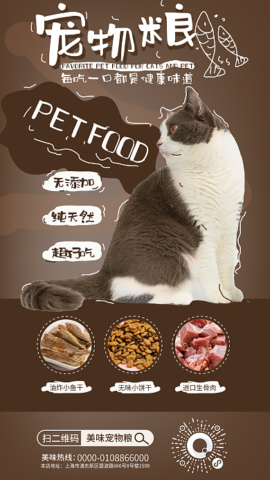 猫粮宠物食品PETFOOD海报