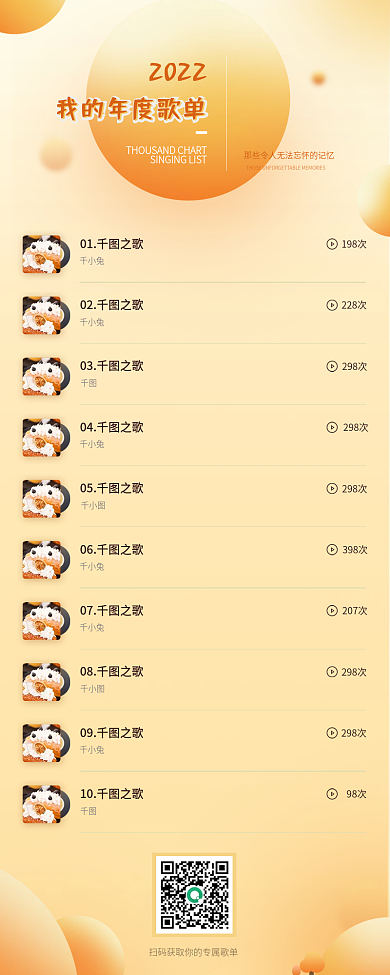 简约大气202201之歌专属歌单