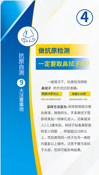 简约防疫一般情况下自测9大注意事项宣传海报