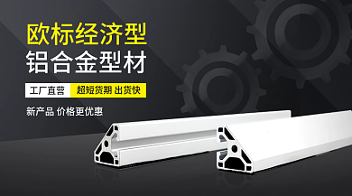 铝合金钢材欧标经济型工厂直营黑色五金新媒体