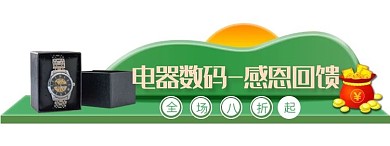 节日大促 狂欢 优惠券 促销胶囊图banner