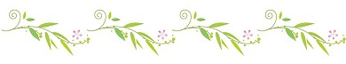 植物花边分隔线