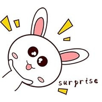 粉嫩可爱小兔子表情包有惊喜