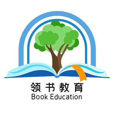 蓝色书本教育logo