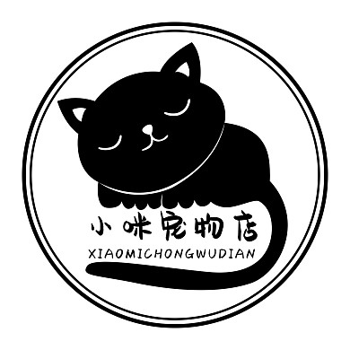 黑色猫咪LOGO
